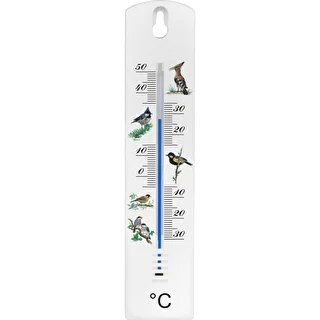 Universele thermometer met afbeelding - vogels (-30°C tot +50°C) 20cm