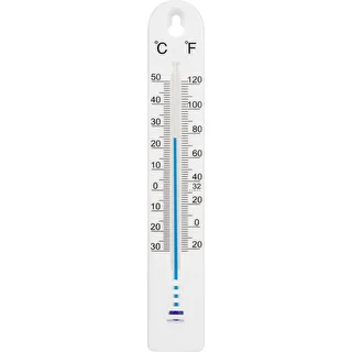 Universele thermometer (-30 tot +50°C), 17 cm, wit
