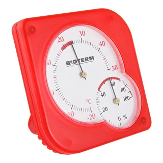 Bimetaalthermometer voor binnen met hygrometer (-20 tot +50°C) mix