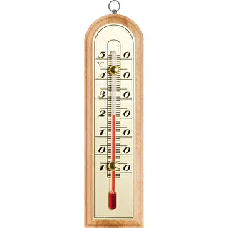 Kamertemperatuurmeter met gouden schaal (-10°C tot +50°C) 16cm