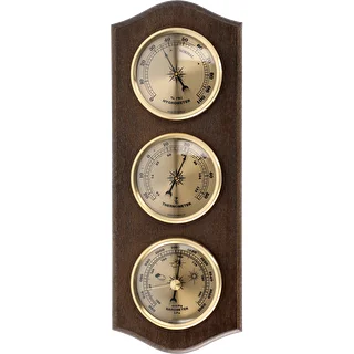 Retro weerstation - venge kleur met gouden wijzerplaten