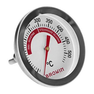 Thermometer voor grill en BBQ, van 50 tot +500°C, bimetalen, 5,3cm