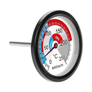 Thermometer voor rokerij en BBQ (0°C tot +250°C) 5,7cm