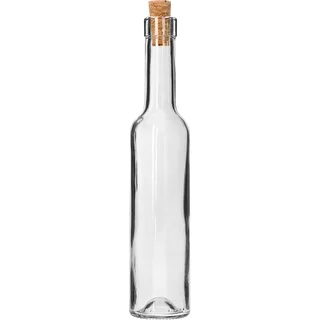 Fles BELISSIMO 250 ml, met natuurkurk, 1 stuk.