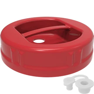 Plastic dop fi 100 twist-off met gat en kurk