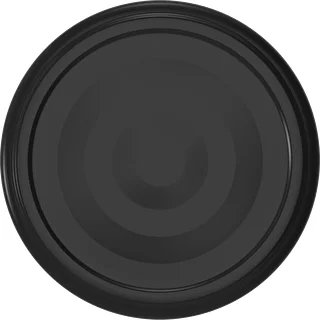 Deksel fi 53/4 zwart - 10 stuks