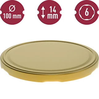 Schroefdop fi 100 goud - 10 stuks – photo 3