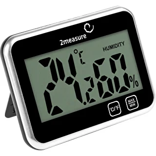 Weerstation – elektronisch, draadloos, zwart
