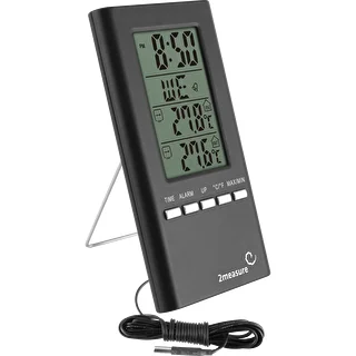 Weerstation – elektronisch, sonde, zwart