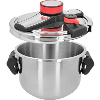 Snelkookpan van roestvrij staal, 6 L – photo 2