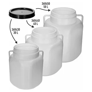 Schroefdeksel voor vierkante vaten 30, 40 en 50 L, Ø 22 cm – photo 3