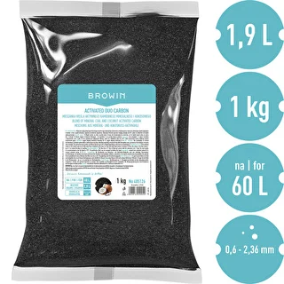 Activated Duo Carbon - mix van actieve kool van steenkool (mineraal) en kokos, 1 kg, voor 60 L – photo 3