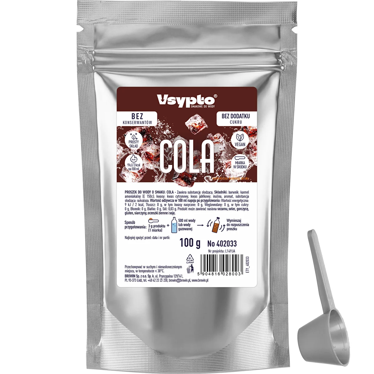 VSYPTO met Cola-smaak, 100 g