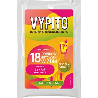VYPITO 12%, zakje voor 18 drankjes – Multitropic, 126g