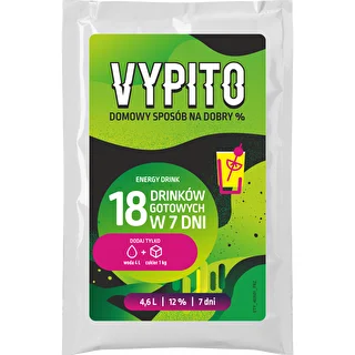 VYPITO 12%, zakje voor 18 drankjes - Energiedrank, 126 g