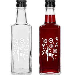 Fles Receptura, 250 ml met schroefdop - Kerstrendier – photo 2