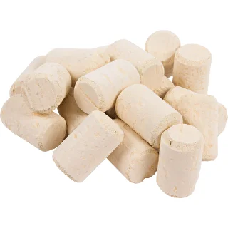 Natuurlijke kurk, cilindrisch 24 x 38 mm - 20 stuks