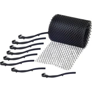 Beschermnet voor goot 0,16x6m + 15 clips