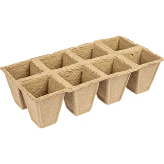 Papieren potten 6 x 6 x 6, set van 5 stuks.