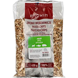 Rooksnippers voor roken/grillen, appel, 450 g, klasse 8
