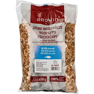 Rooksnippers voor roken/grillen, 50% eikenhout + 50% elzenhout, 450 g, klasse 8