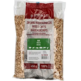 Rookhout snippers voor roken/grillen, beuken, 450 g, kl. 8