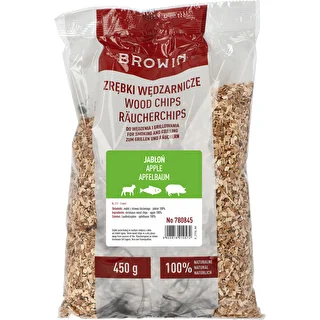 Rookhoutsnippers voor roken/grillen, Appel - 450 g, klasse 2