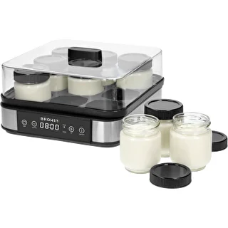 Yoghurtmaker met thermostaat, 9 potjes, 1,6 L