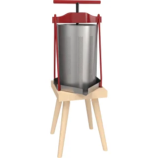 Framepers voor fruit – met metalen mand, voor 10L