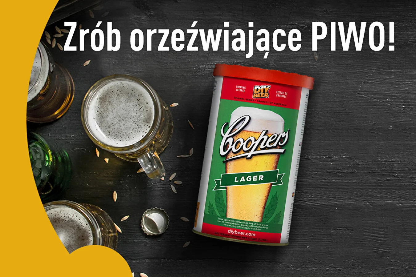 Maak verfrissend BIER