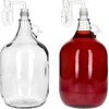 4 x Dame 5L met kurk en fermentatiebuis en dop. - 4 ['karaf', ' karaf voor wijn', ' dame karaf', ' dame 5 L', ' ballon 5 L', ' demijohn', ' ballon', ' dame fles 5L', ' ballon karaf voor wijn', ' karaf voor moonshine']