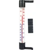 Antraciet buitenthermometer (-60°C tot +50°C) 23cm  - 1 ['buitenthermometer', ' welke temperatuur']