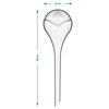 Bewateringsbollen, transparant, 400 ml, 4 stuks - 5 ['bewateringsbollen', ' bloemenbewateringsdispenser', ' voor het bewateren van bloemen', ' bloemenbevochtigers', ' bloemenbewatering', ' plantenbewatering', ' potbewateraars', ' voor het bewateren van bloemen', ' voor kamerplanten', ' bewateringssysteem', ' bewateringsbol', ' waterdispenser voor potten', ' bollen voor planten', ' dispenser voor planten', ' plantenbewatering', ' bewateringsbol']
