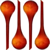 Bewateringsbollen voor planten, amberkleurig transparant, 400 ml, 4 stuks - 5 