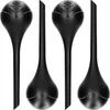 Bewateringsbollen voor planten, matzwart, 400 ml, 4 stuks - 10 