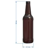 Bierfles 0,5 L - krimpverpakking 8 stuks - 4 ['bierflessen', ' bierflessen', ' voor koolzuurhoudende dranken', ' krimpverpakking flessen', ' voor cider', ' voor cider', ' glazen flessen', ' brouwflessen', ' fles 500 ml']