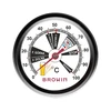 Brouwersthermometer (0°C tot +100°C) 31,5cm - 2 ['keukenthermometer', ' culinaire thermometer', ' brouwersthermometer', ' bierthermometer', ' wortthermometer', ' lange brouwersthermometer']