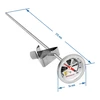Brouwersthermometer (0°C tot +100°C) 31,5cm - 3 ['keukenthermometer', ' culinaire thermometer', ' brouwersthermometer', ' bierthermometer', ' wortthermometer', ' lange brouwersthermometer']