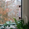 Bruine buitenthermometer (-50°C tot +50°C) 18cm - 7 ['buitenthermometer', ' thermometer', ' vensterthermometer', ' thermometer leesbare schaal', ' thermometer van kunststof', ' thermometer voor raam', ' thermometer voor balkon', ' tweezijdige thermometer', ' zelfklevende thermometer']