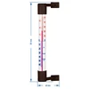 Bruine buitenthermometer (-50°C tot +50°C) 18cm - 3 ['buitenthermometer', ' thermometer', ' vensterthermometer', ' thermometer leesbare schaal', ' thermometer van kunststof', ' thermometer voor raam', ' thermometer voor balkon', ' tweezijdige thermometer', ' zelfklevende thermometer']