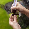 Bruine buitenthermometer (-60°C tot +50°C) 23cm - 6 ['buitenthermometer', ' welke temperatuur']