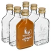 Butelka 200ml z zakrętką, nadruk USZY KRÓLIKA 6szt - 2 butelka, butelki, butelka z nadrukiem, butelka na święta, butelka na Wielkanoc, butelka na nalewki, butelka na bimber, butelka na alkohol, butelka szklana z korkiem, butelka 200 ml z zakrętką, butelki piersiówki, butelka małpka, zestaw na Święta, trunki na święta, mała ozdobna butelka