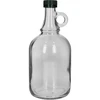 Butelka Gallone 1L z zak. bez oplotu - 5 butelka do alkoholu, butelki ozdobne na alkohol, butelka szklana na alkohol, butelki do bimbru na wesele, butelka na nalewkę, butelki do wódki, butelka do wódki wesele, butelka do wódki chrzciny, butelka do wódki komunia, butelka do wina, butelki na wino