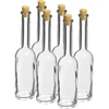 Butelka na nalewkę 100 ml 6 szt.+ 6 korków - 9 butelka do alkoholu, butelki ozdobne na alkohol, butelka szklana na alkohol, butelki do bimbru na wesele, butelka na nalewkę, butelka do wina, butelki na wino, nalewka