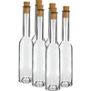 Butelka na nalewkę 200 ml 6 szt.+ 6 korków 23/18 - 11 butelka do alkoholu, butelki ozdobne na alkohol, butelka szklana na alkohol, butelki do bimbru na wesele, butelka na nalewkę, butelka do wina, butelki na wino, nalewka