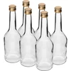 Butelka Napoleon 500 ml z zakrętką fi28, 6 szt - 2 butelki z zakrętkami, butelka z zakrętką, butelka na wódkę, butelki na wódkę, butelka na sok, butelki na soki, butelka na nalewkę, butelki na nalewkę, butelki na alkohole, butelka na alkohol, zakręcana butelka, butelki zakręcane