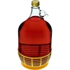 Dame Karaf 5 L met dop en plastic mand - 4 ['karaf', ' karaf voor wijn', ' dame karaf', ' dame in mand', ' dame 5 L', ' ballon 5 L', ' demijohn', ' ballon in mand', ' fles dame 5L in mand', ' ballon', ' karaf voor wijn', ' karaf voor sterke drank']