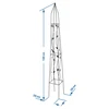 Decoratieve pergola - Piramide, 150 cm - 4 ['plantensteun', ' voor klimplanten', ' voor plantenteelt', ' voor rozen', ' voor tomaten', ' voor struiken']