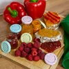 Deksel fi 43 geruit - 10 stuks - 11 ['doppen', ' deksels', ' voor potten', ' voor wecken', ' voor conserven', ' dop', ' deksel', ' voor pot fi 43', ' fi43']
