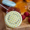 Deksel fi 66 ruit - 10 stuks - 11 ['voor wecken', ' voor potten', ' deksel', ' deksels', ' voor wecken', ' zelfgemaakte jam', ' dop', ' doppen', ' fi 66', ' fi66']